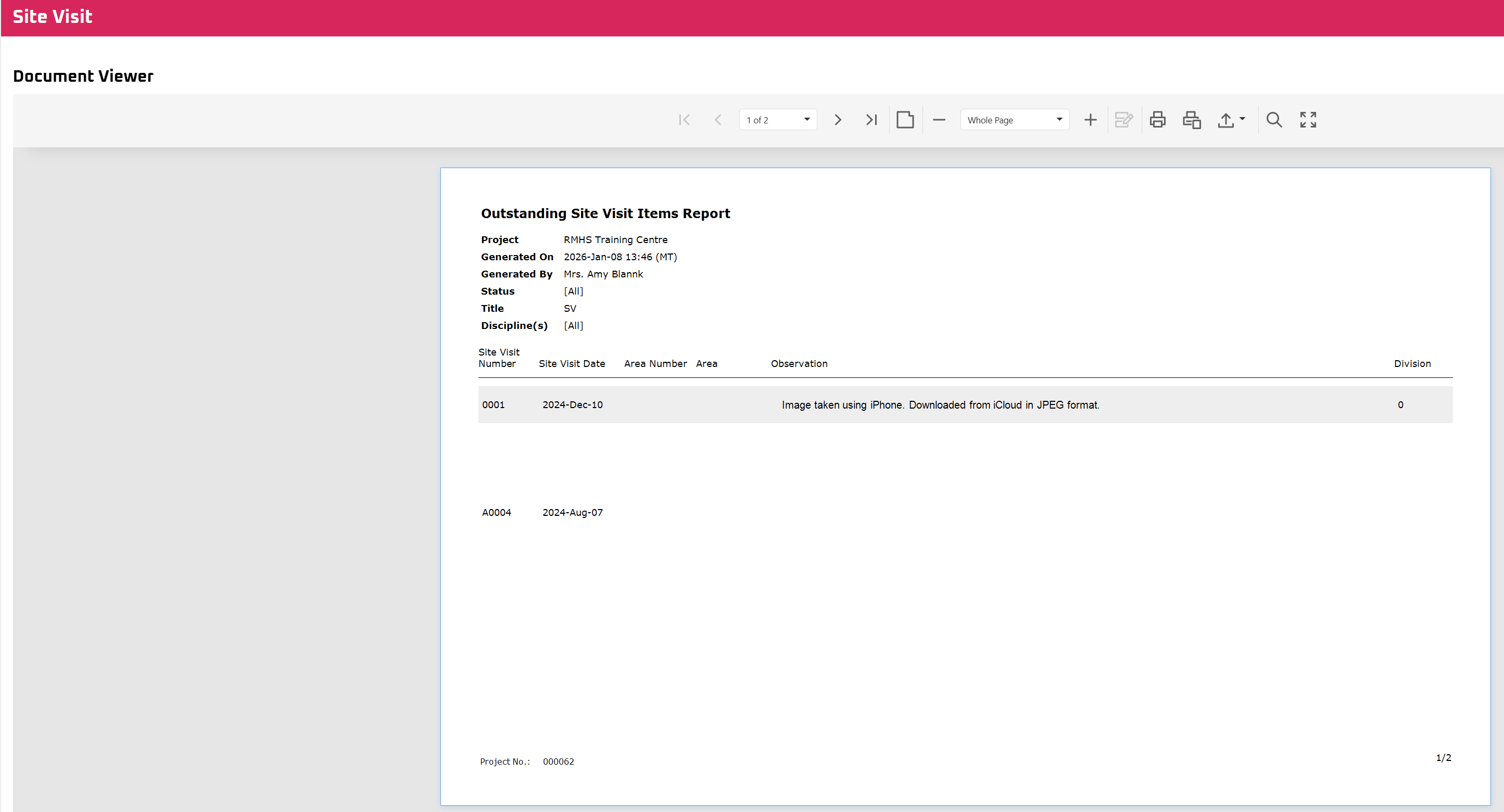 How do I generate Site Visit reports? | Onware Help Center