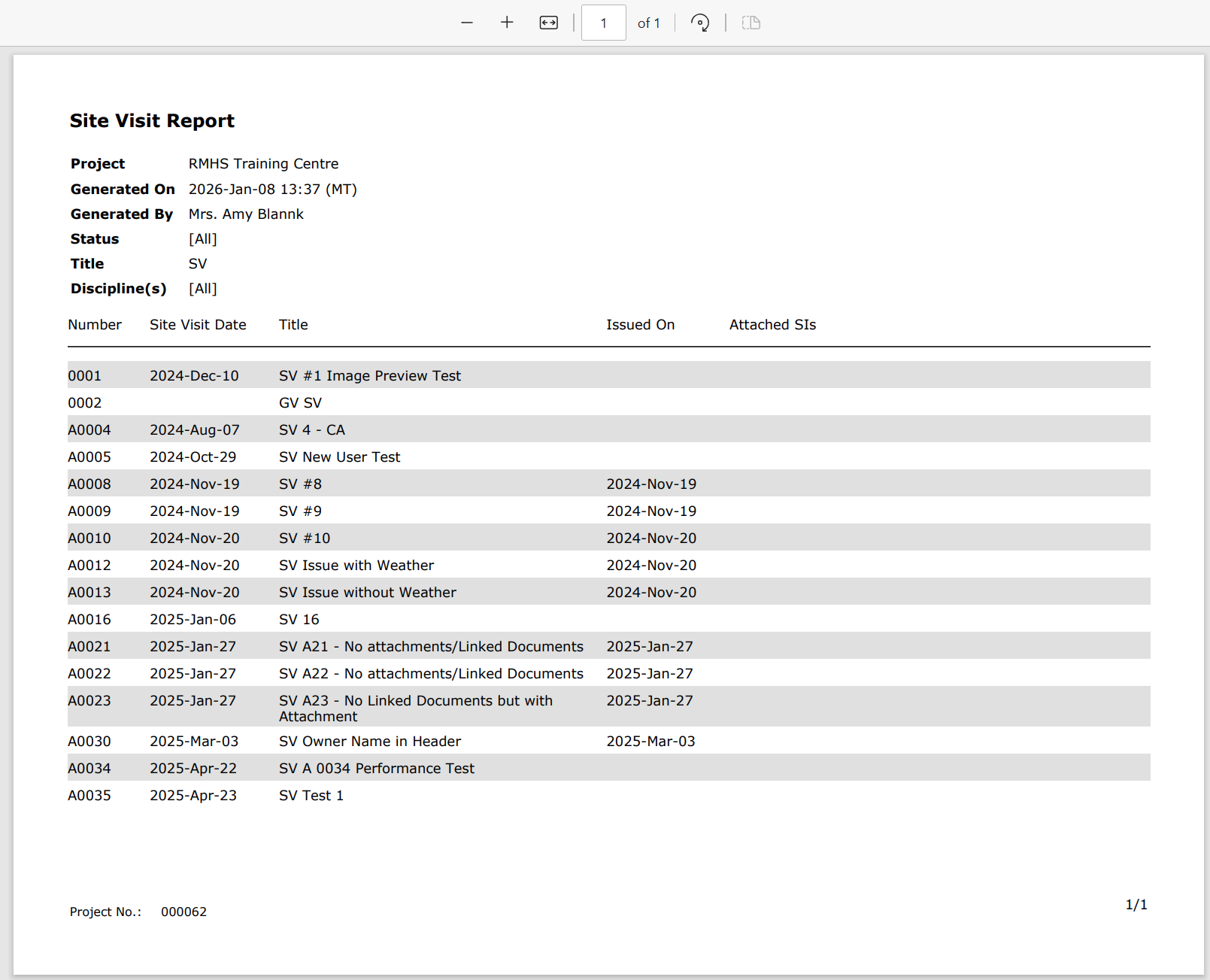 How do I generate Site Visit reports? | Onware Help Center