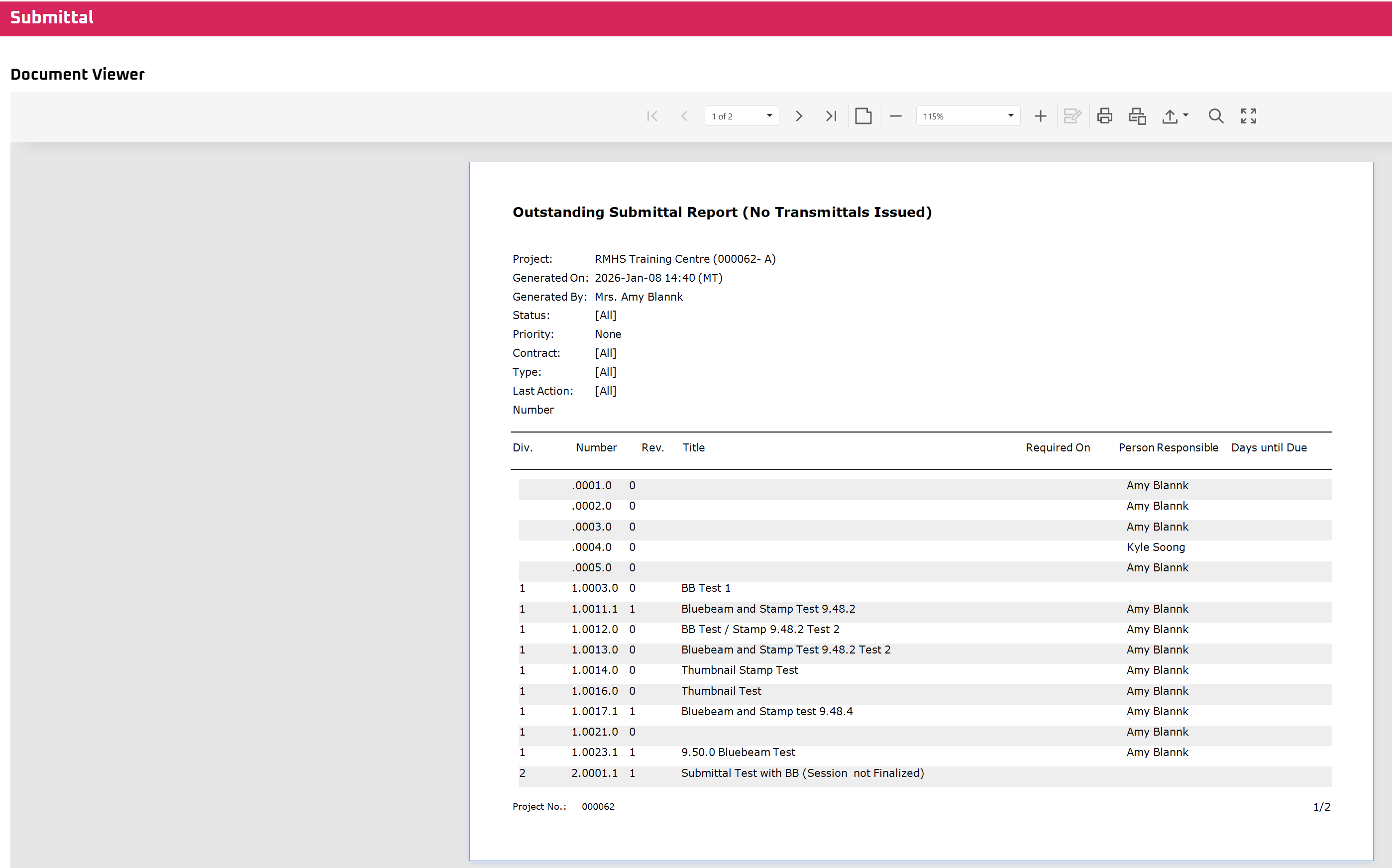 How do I generate Submittal reports? | Onware Help Center